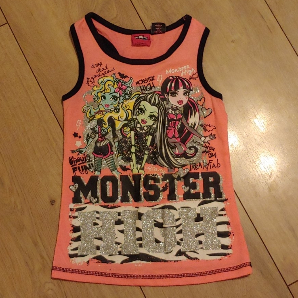 Monster High girls racerback tank top